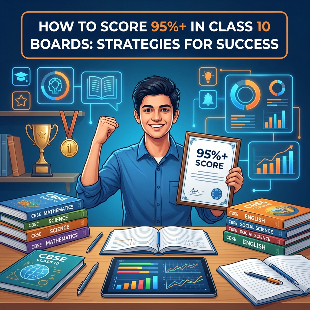 How to Score 95%+ in Class 10 Boards – Strategy by Delhi's Expert Teachers